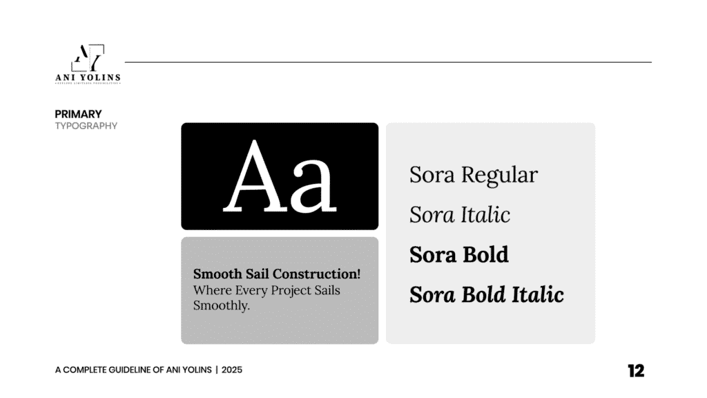 aniyolins typography els