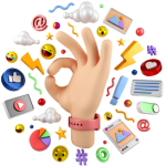 social-media-and-digital-marketing-3d-illustration_11018750 1 digital mart